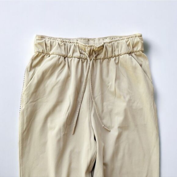 Lululemon Keep Moving Stretch High Rise Elastic Drawstring Pants Women 6 Trench - Picture 9 of 15
